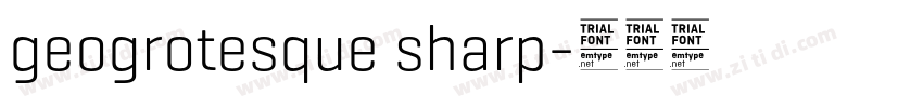 geogrotesque sharp字体转换